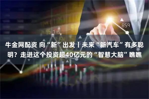 牛金网配资 向“新”出发丨未来“新汽车”有多聪明？走进这个投资超40亿元的“智慧大脑”瞧瞧